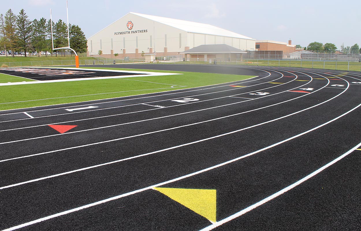 track lanes